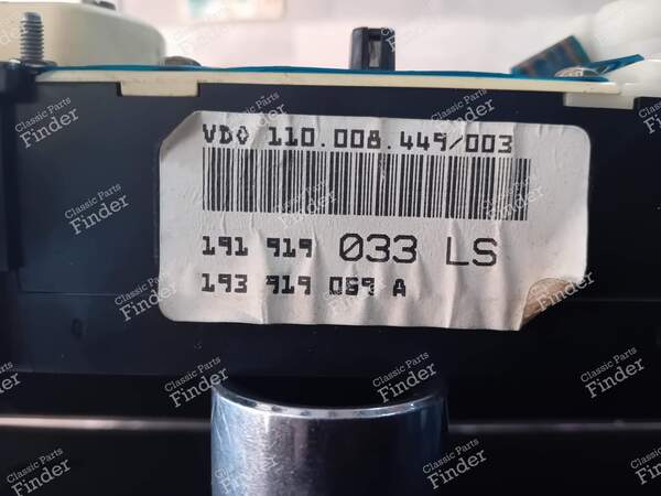 VDO Speedometer - VOLKSWAGEN (VW) Golf II / Jetta - 191 919 033 LS- 5