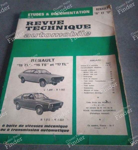 RTA pour R15 TL-TS et 17 TL - RENAULT 15 / 17 (R15 - R17) - 0