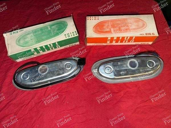 Pair of Complete Taillights - 1st Generation - PEUGEOT 204 - 616D / 616G- 4