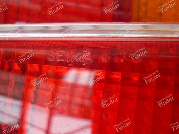 Pair of rear light lenses - Phase 1 - RENAULT 16 (R16) - 617- 4
