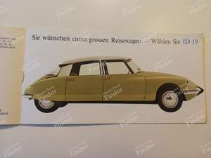 Rare DS/ID 19 sales brochure - CITROËN DS / ID - AC 10067.8.62- thumb-5