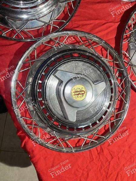 Jeu de 4 enjoliveurs avec papillons - CITROËN DS / ID - 8