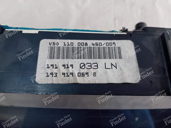 Compteur VDO - Version US - VOLKSWAGEN (VW) Golf II / Jetta - 191 919 033 LN / 193 919 059 B- 4