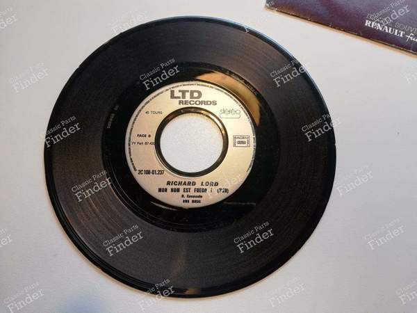 Fuego launch souvenir disc - RENAULT Fuego - 2C 108-01.237- 5