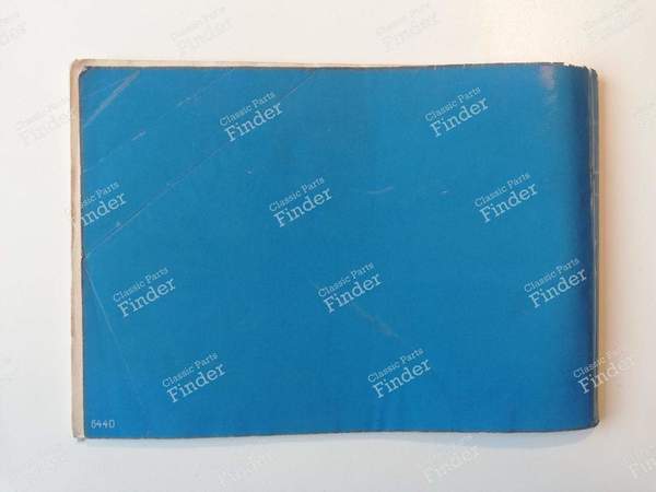 Instructions for use - MERCEDES BENZ W111 / W112 (Heckflosse) - 6440- 9