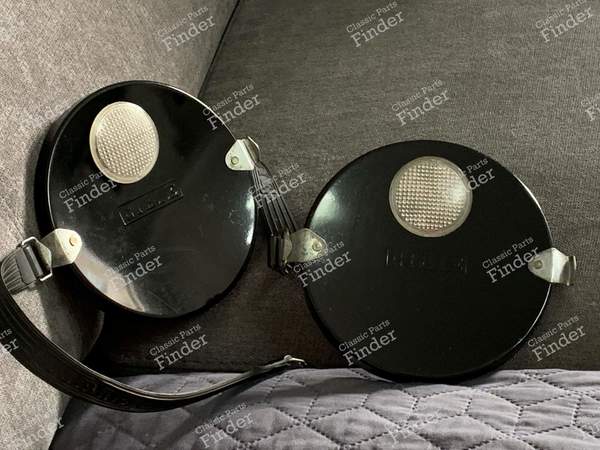 Black metal Cibié covers for 'Oscars'. - ALPINE A110 - 0