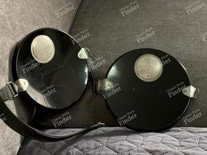 Black metal Cibié covers for 'Oscars'. - ALPINE A110