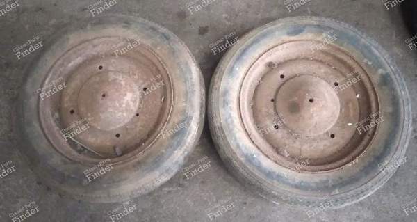 Rims with tire for Fiat 500 - FIAT Nuova 500 - 125SR/2- 0