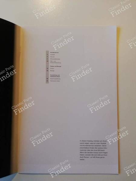 Brochure commerciale d'équipements - Audi A6 Avant et 4.2 Avant - AUDI 100/A6 (C4) - 733/1302.62.00- 1