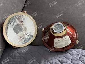 Deux optiques de phares - RENAULT 4 / 3 / F (R4) - 155- thumb-2