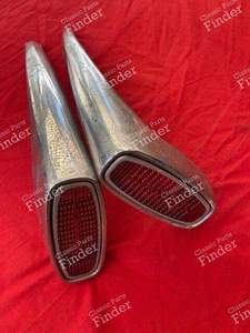 Pair of DS 19 1st generation rear fender reflectors - CITROËN DS / ID - thumb-1