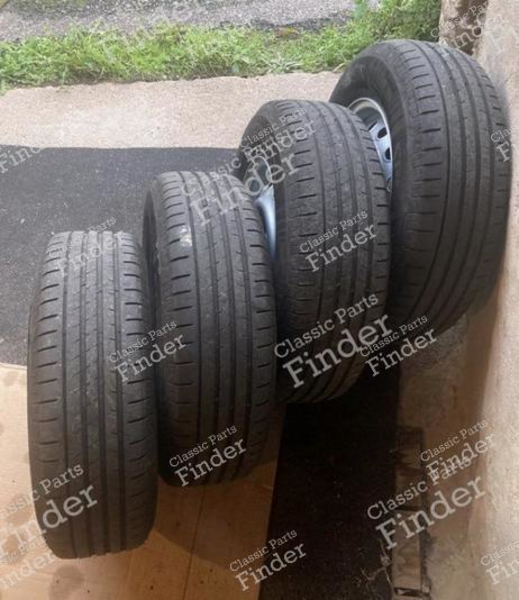 4 original steel rims - ALFA ROMEO Giulia Sprint GT / GTV / GTC / GTA (105/115 Coupés) - 4