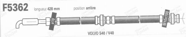 Hinterer Schlauch - VOLVO S40 / V40 - F5362- 1