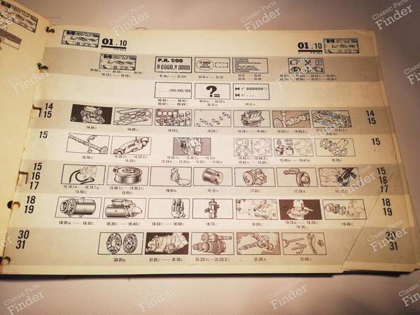 Ersatzteilkatalog - RENAULT 4 / 3 / F (R4) - P.R. 953 / 7701435669- 3