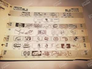 Ersatzteilkatalog - RENAULT 4 / 3 / F (R4) - P.R. 953 / 7701435669- thumb-3