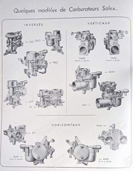 Notices Solex : N°16 - CITROËN Traction Avant (7 / 11 / 15) - N°16- 1