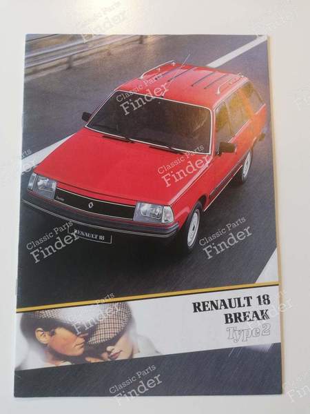R18 station wagon Type 2 brochure - RENAULT 18 (R18) - 13 926 18- 0