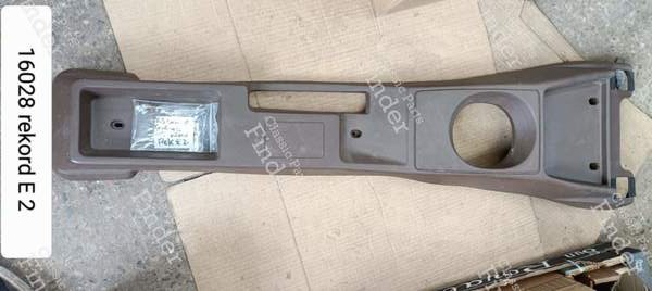 Braune Mittelkonsole - OPEL Rekord (E) / Commodore (C) / Senator (A) / Monza (A) - 179489