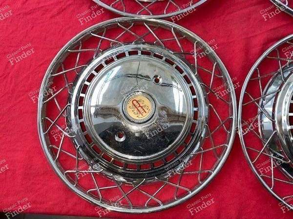 Set of 4 Chapron hubcaps - CITROËN DS / ID - 1