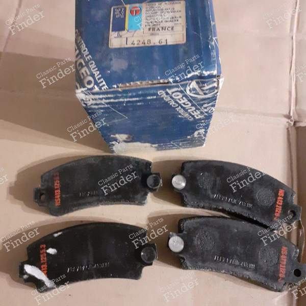 Front brake pads - PEUGEOT 104 / 104 Z - 4248.61- 1
