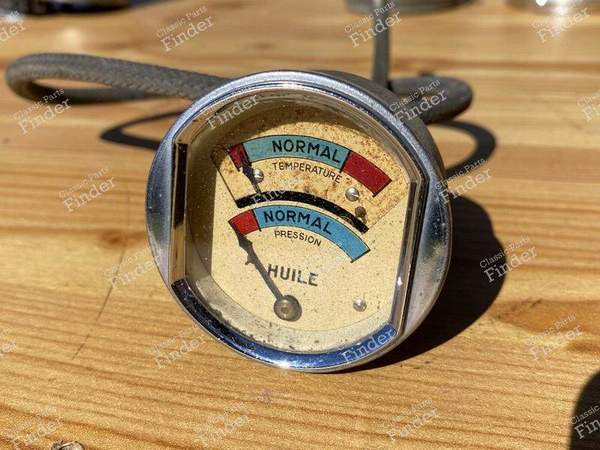 Anzeige für Öltemperatur und Öldruck - DELAGE D8.15 - 0