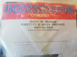 Set of two rear mud flaps - CITROËN GS / GSA - thumb-3