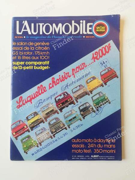 L'Automobile Magazine - April 1974 - FORD Escort (MK2) - #335- 0