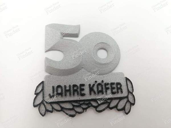 Emblem '50 Jahre Käfer - VOLKSWAGEN (VW) Käfer / Beetle / Coccinelle / Escarabajo - Equiv. 111853687- 2
