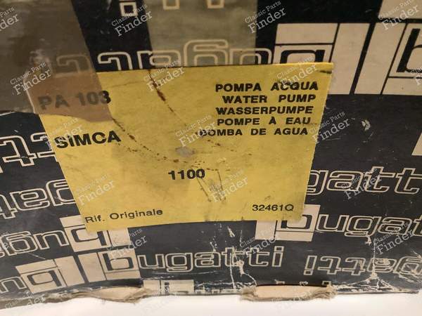 Pompe à eau - SIMCA-CHRYSLER-TALBOT 1100 / 1204 / VF - PA 103- 1