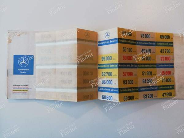 Manuel d'entretien - MERCEDES BENZ 190 SL (W121 BII / R121) - KD1004 958 /- 8