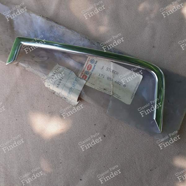 Profilé chrome de finition calandre - VOLKSWAGEN (VW) Golf I / Rabbit / Caddy / Jetta - 171853682A- 0