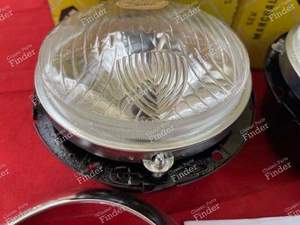 Pair of complete headlights - RENAULT 4 CV - ABTP 496- thumb-7
