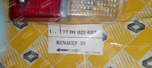 Lentille de feu arrière gauche - RENAULT 20 / 30 (R20 / R30) - 7701021697- thumb-1