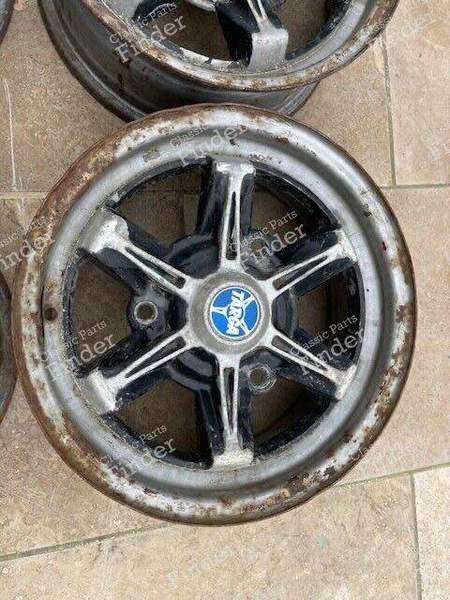 Set of 4 bi-metal rims - RENAULT 4 / 3 / F (R4) - 3