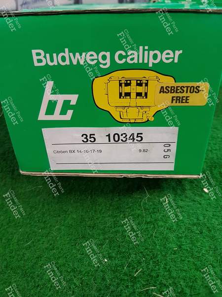 Etrier de frein arrière complète avec plaquettes - CITROËN BX - 5438 689 / 44926 / 35 10345- 1