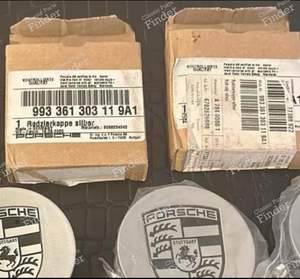 Centre de roue - Logo cache-moyeu de jante - PORSCHE 911 (996) - 993361303119A1- thumb-1