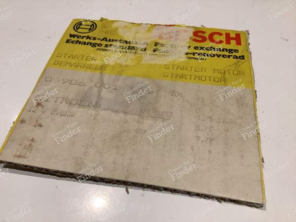 Starter PARIS-RHONE D8E103 - CITROËN Ami 8 / Super - D8E103- 6