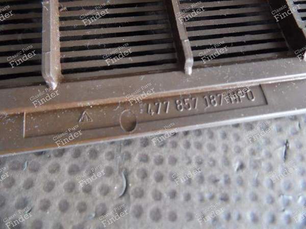 GRILLE CENTRALE DE TABLEAU DE BORD MARRON - PORSCHE 924 - 477857187 (HP0)- 7