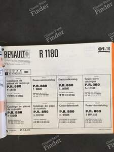 Spare Parts Manual - PR 880 - RENAULT 6 (R6) - 7701428480- thumb-1