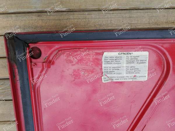 Porte de coffre 2CV6 Club rouge - CITROËN 2CV - 8