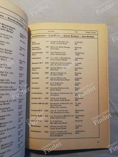 Mercedes Booklet - Service stations - MERCEDES BENZ 180 / 190 (W120 / W121) (Kleiner Ponton) - I.60.100- 3