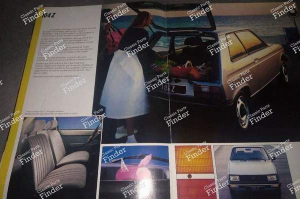 Oldtimer-Werbung für Peugeot 104 Z - PEUGEOT 104 / 104 Z - 1