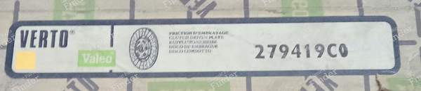 Kupplungsscheibe D=229, 21 Zähne - CITROËN C25 - 279419 C0- 2