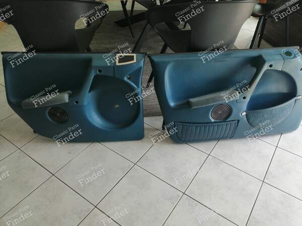 Set of 4 blue interior door panels/trim pieces for the Citroën CX Series 1 - CITROËN CX - 0