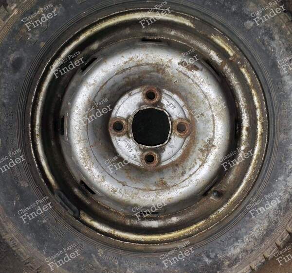 4 steel rims - RENAULT 9 / Alliance / Broadway / 11 / Encore (R9 / R11) - 9345- 6