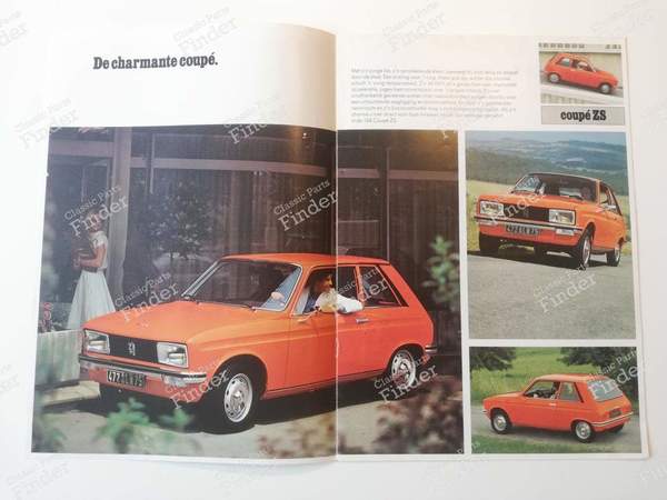 104 ZS advertising brochure - PEUGEOT 104 / 104 Z - 7-75 726- 1