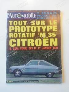 L'Automobile Magazine – Dezember 1969 - CITROËN M35