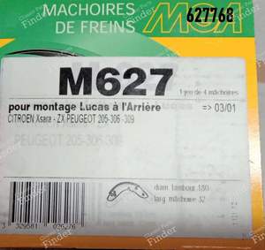 Rear brake kit - PEUGEOT 306 - 627768- thumb-1