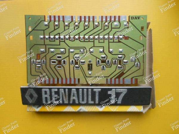 Servitude plate - Phase 2 - RENAULT 15 / 17 (R15 - R17) 