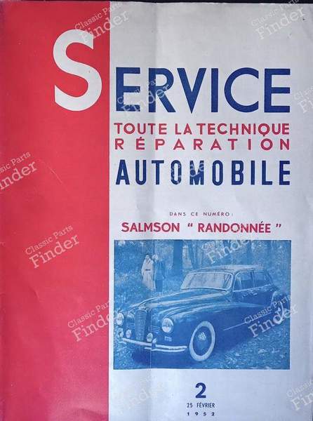 SERVICE 1952 technical review - SALMSON Randonnée - 02/1952- 0